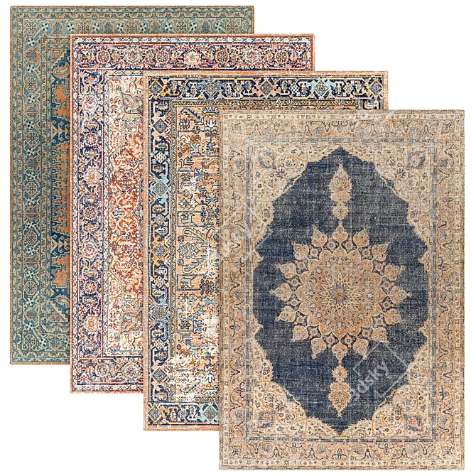 Timeless Elegance: Classic Rugs 3D model image 1