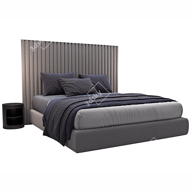 Biarritz Slim Flexform Bed 3D model image 1