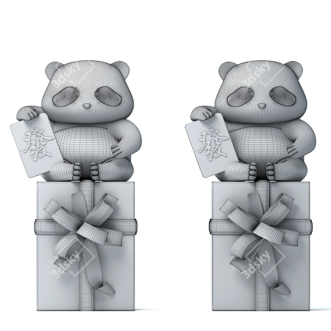  Plutus Panda 3D Model for Vray 3D model image 2