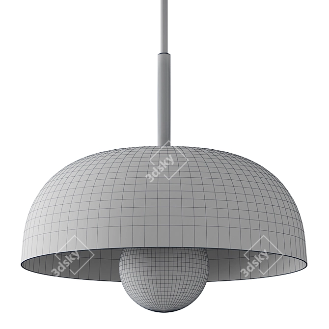 Color Pop Dome Pendant - Home Lighting 3D model image 3