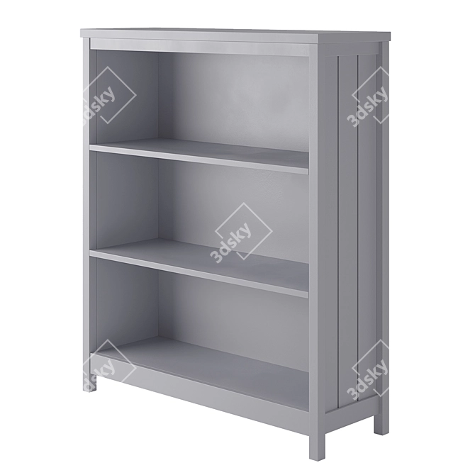 Wood by Ellipse: Gray Shelf 3D model image 1