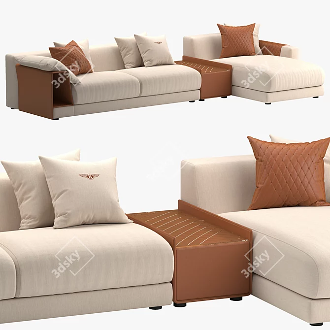 Modern Comfort Bentley Stowe Sofa 3D model image 1