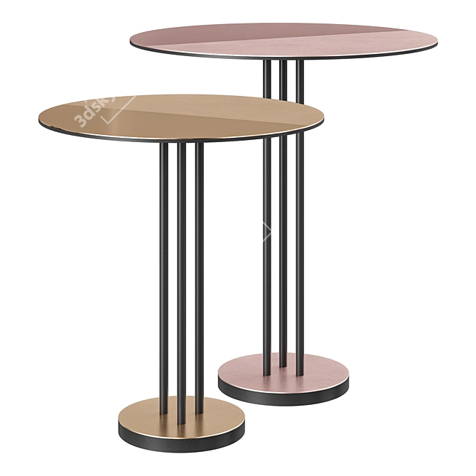 Mingardo Satin Coffee Table 3D model image 3