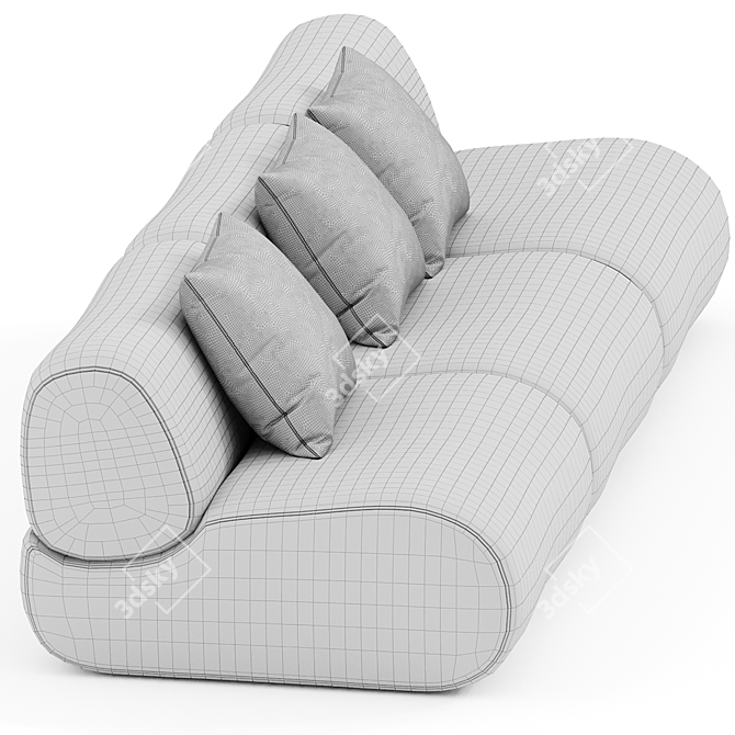 Lemmy Modular Sofa: Sleek Design 3D model image 2