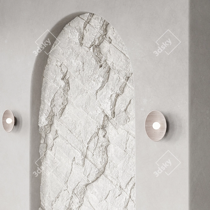 Stone & Metal Arch Set 3D model image 9