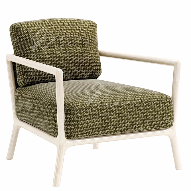 Chic Nube Carlton Armchair 3D model image 2