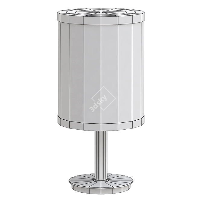 Sleek Modern Table Lamp 3D model image 1