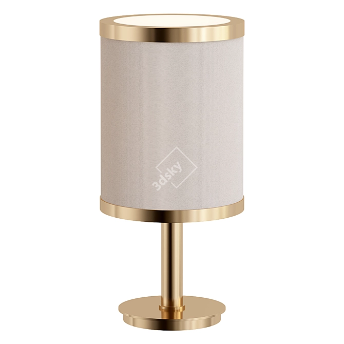 Sleek Modern Table Lamp 3D model image 2