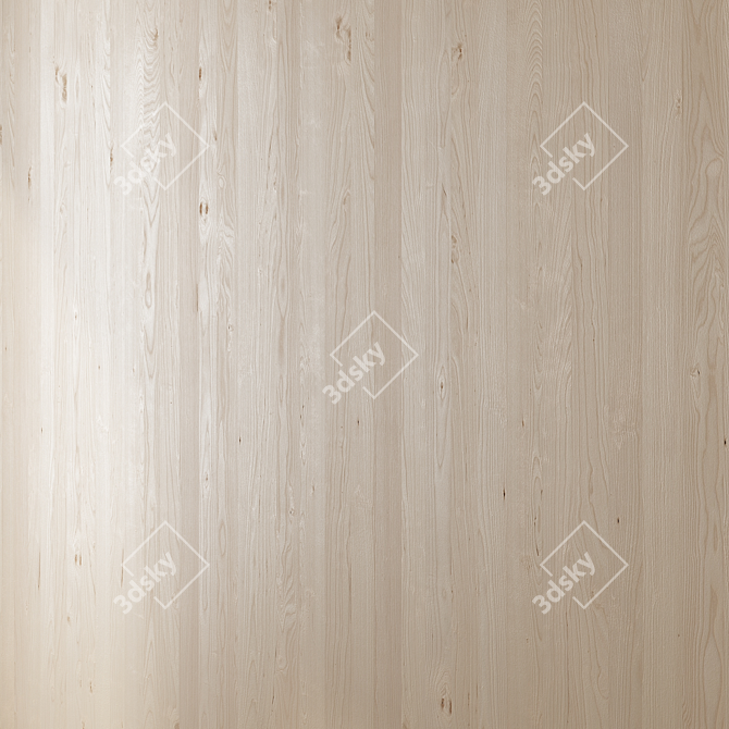 Seamless Wood Material Texture 3D model image 2