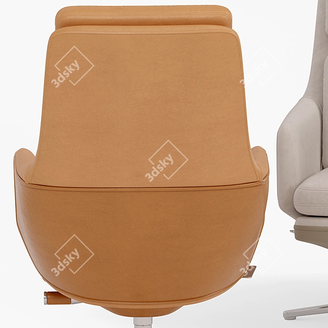 Ergonomic Vitra Grand Relax Chair 3D model image 4