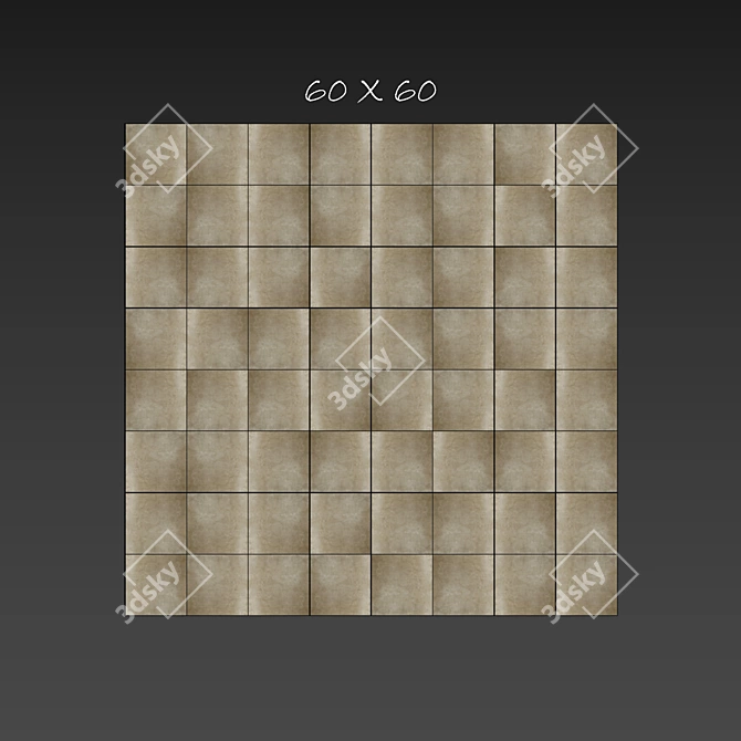 Terracina Stone Tile Set 10 3D model image 3