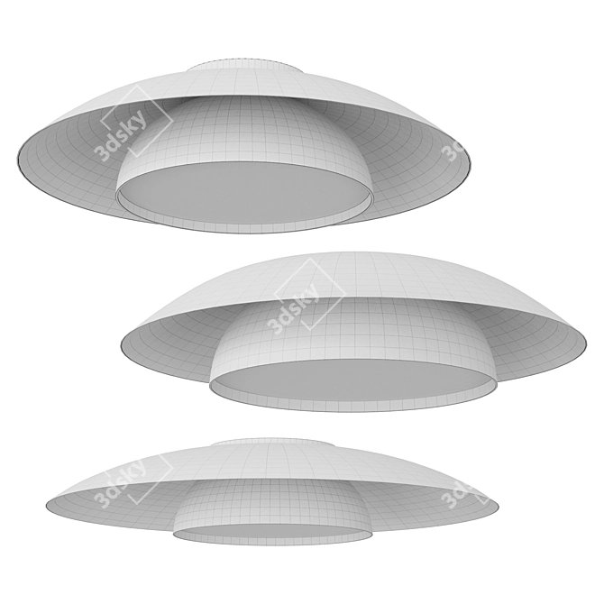 Tires Down Ceiling Light 3D model image 3