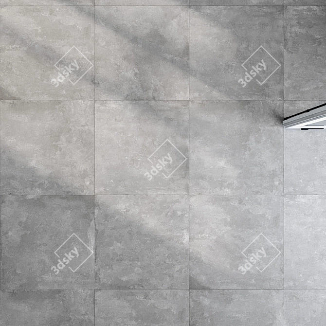 Cosmopolita Gray Stone Tile Set 3D model image 5