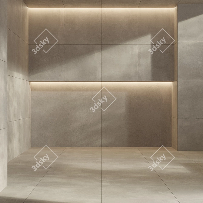 Tau Ceramica Stone Tile Set 3D model image 4