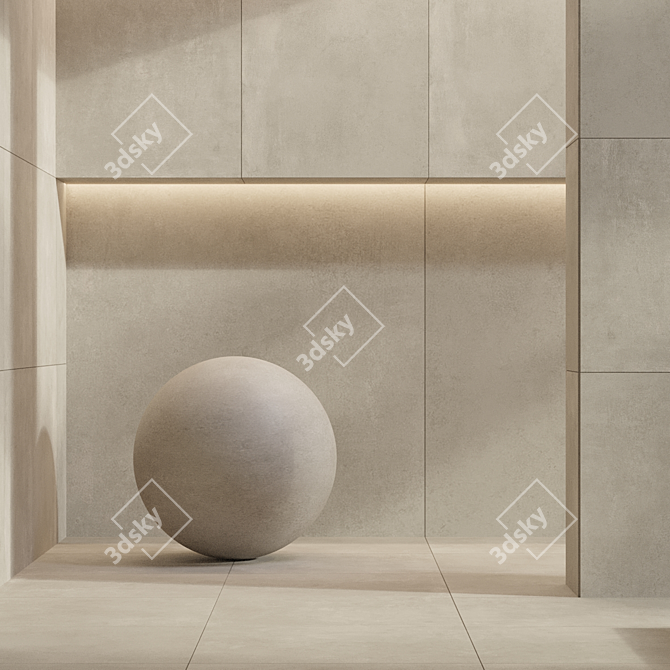 Tau Ceramica Stone Tile Set 3D model image 5