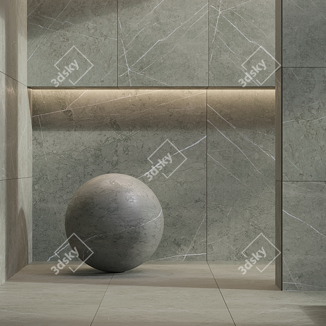 Tau Marmol Altamura Gray Tiles 3D model image 5