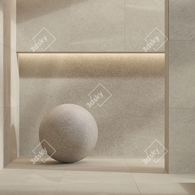 Life-like Stone Tile Set 3D model image 4