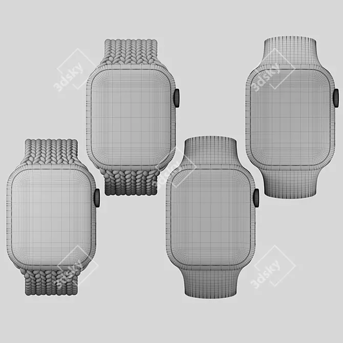 Apple Watch Series 7 Bundle 3D model image 5