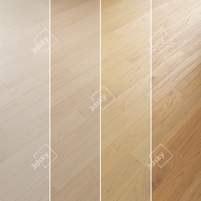 Oak Parquet Collection 003 3D model image 2