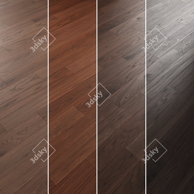 Oak Parquet Collection 003 3D model image 4