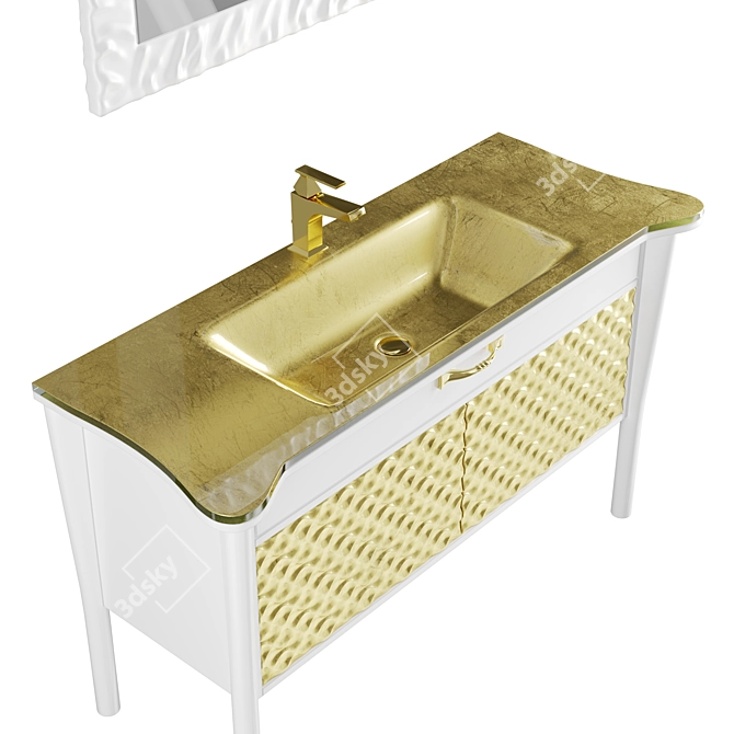  Elegant Mia Italia Vanity Set 3D model image 4