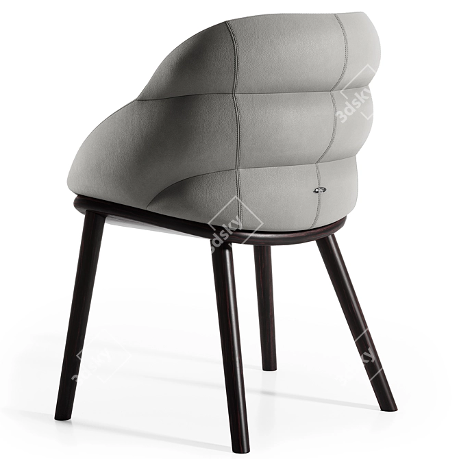 Sleek Camilla Chair Cattelan Style 3D model image 2