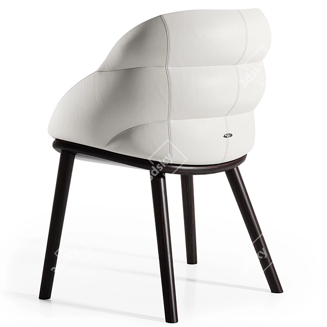 Sleek Camilla Chair Cattelan Style 3D model image 4