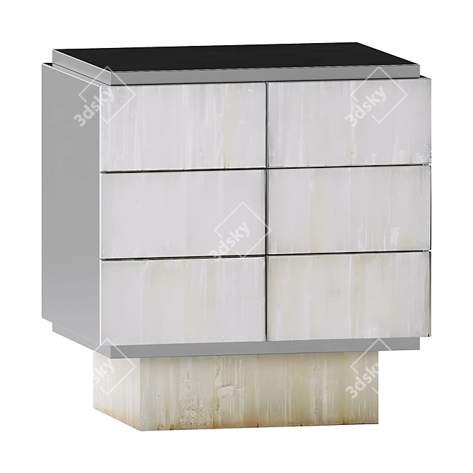 JALLU Collection Small Cabinet 3D model image 1