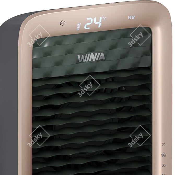 Winia Wave Stand Air Conditioner 3D model image 5