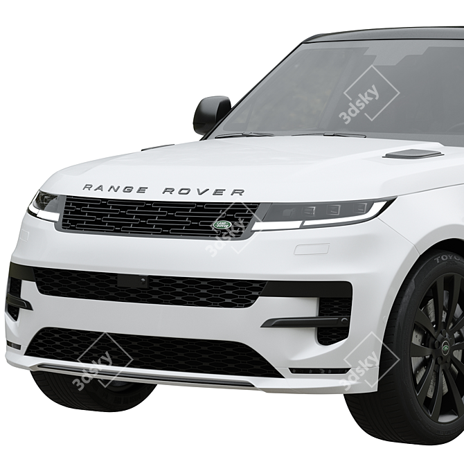 Advanced Range Rover Sport 2023 3D model image 3