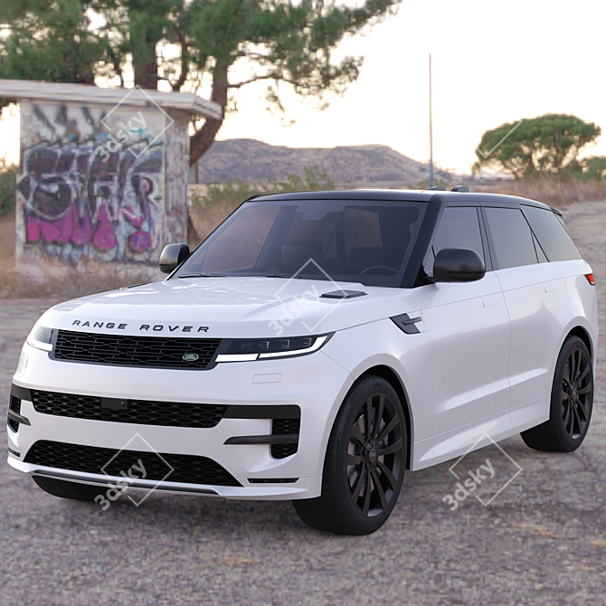 Advanced Range Rover Sport 2023 3D model image 5