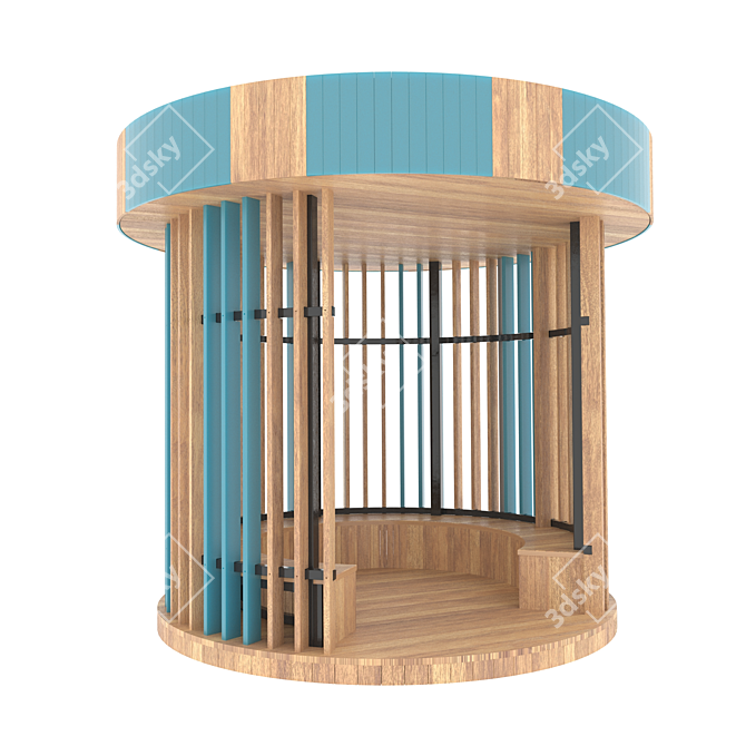 Outdoor Relaxation Pavilion 3D model image 1