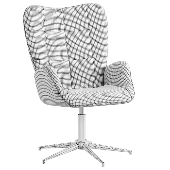 Modern Swivel Chair 3D Model 3D model image 4