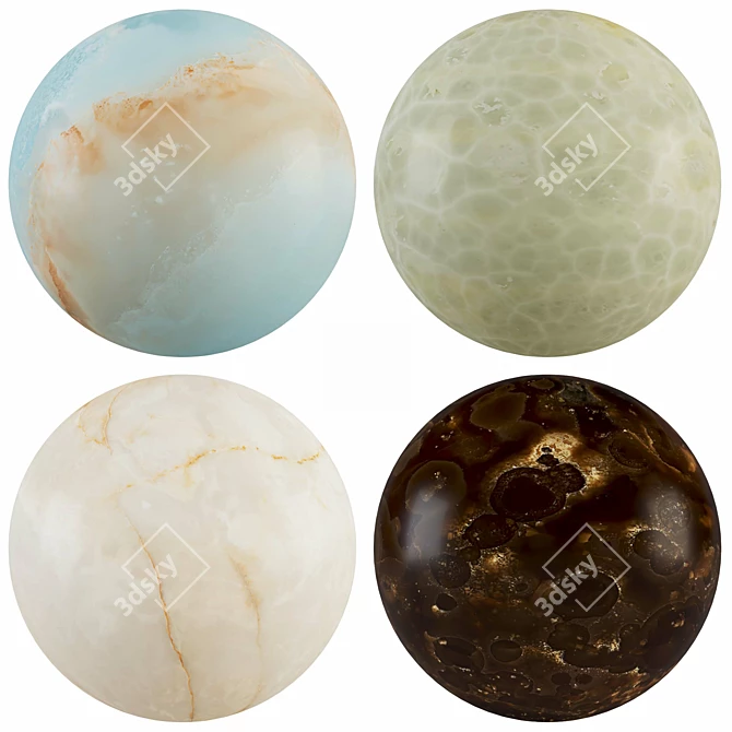 Luxury Onyx Texture Collection 3D model image 1