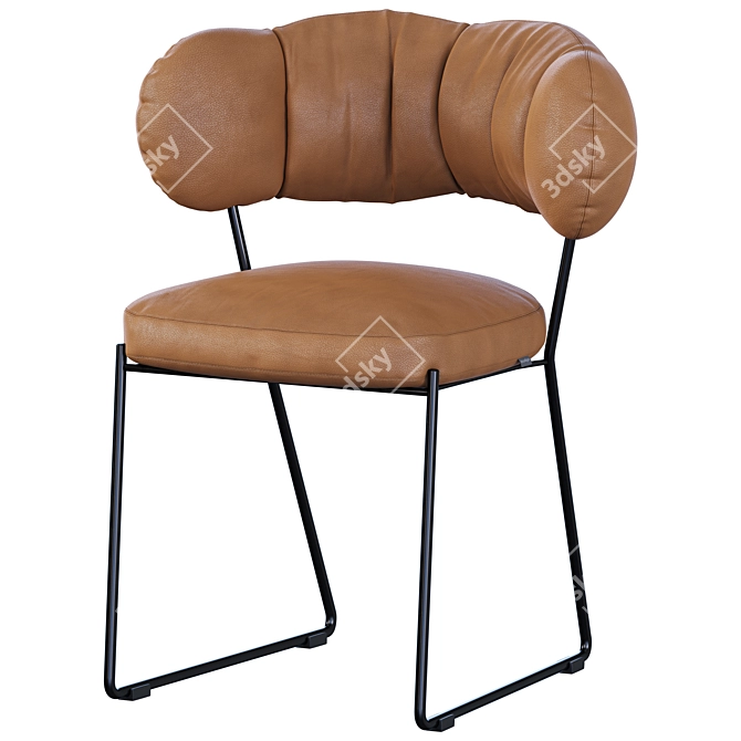 Sleek Quadrotta Chair Design 3D model image 4