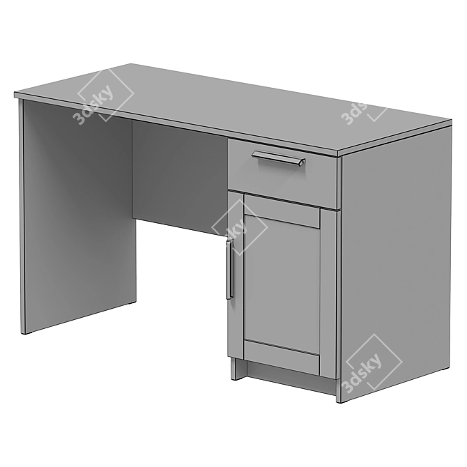 IKEA BRIMNES Writing Desk, 3D Model 3D model image 7