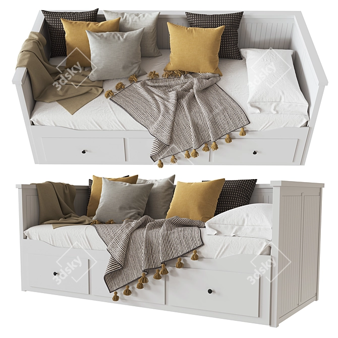 IKEA HEMNES Day Bed Frame 3D model image 2