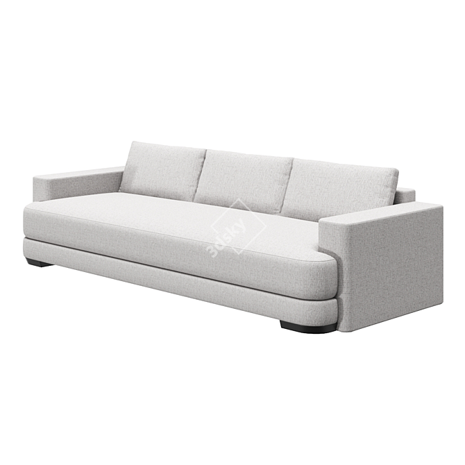 Luxury Rhone Sofa 3D Model 3D model image 2