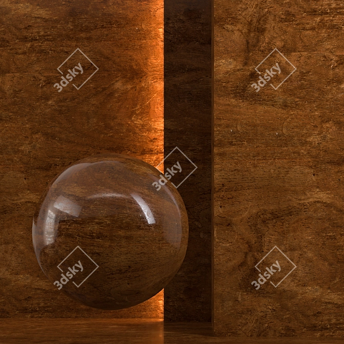 High-Quality Seamless Wood Texture 3D model image 1