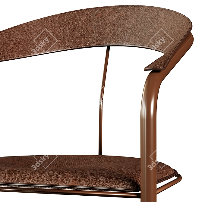 Vintage Cantilever Chair Parabolica 3D model image 3