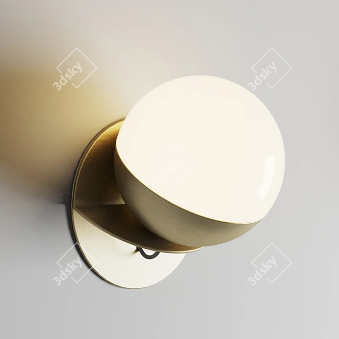 Modern Minimalist Wall Light Collection 3D model image 2