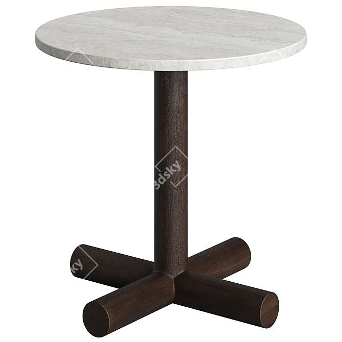 Helix Coffee Table: Sleek Sophistication 3D model image 2