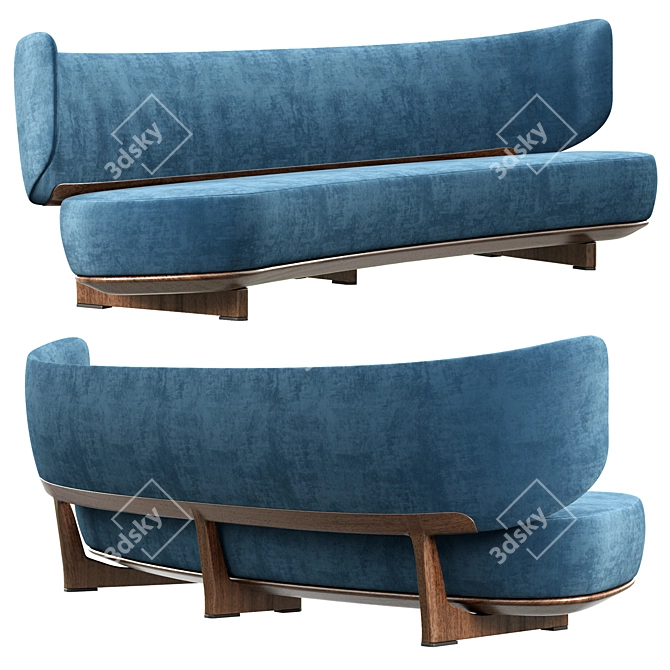 Luxury Modern Icosofà Sofa 3D model image 1