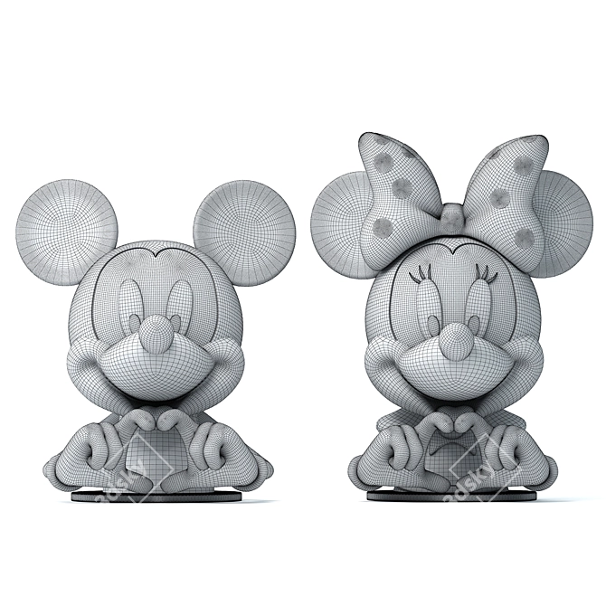 Mickey Mouse Vray Render Plugin 3D model image 2