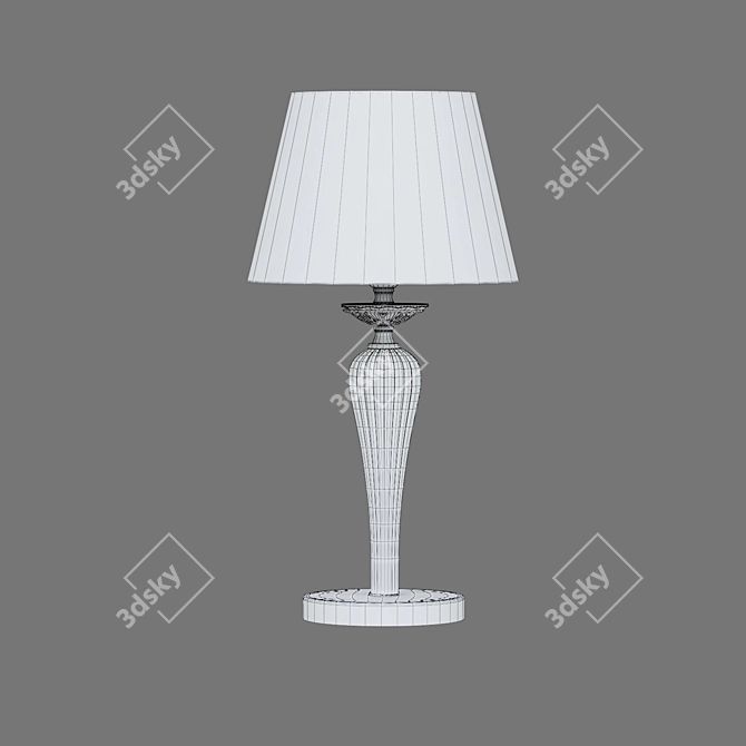 Eurosvet Olenna Table Lamp with Fabric Shade 3D model image 2