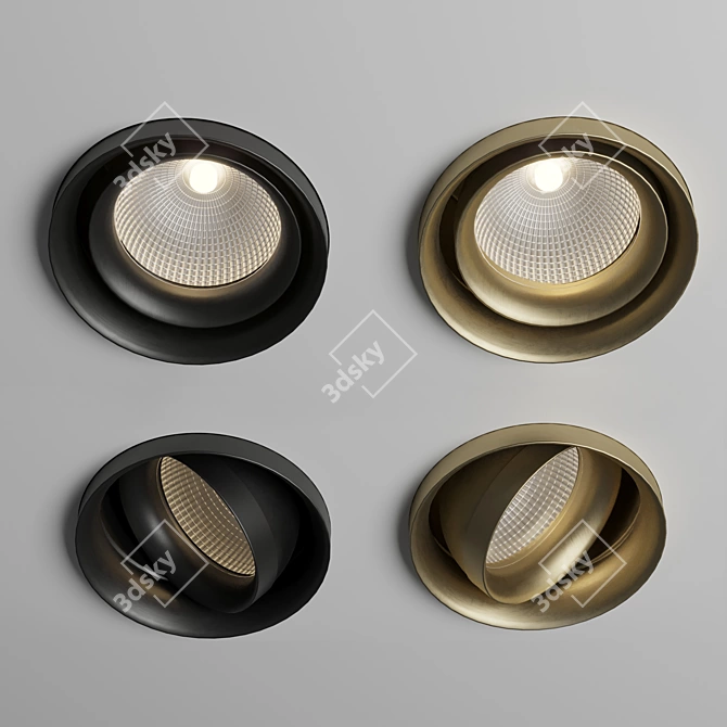  Adjustable Modern Lighting Collection 3D model image 1