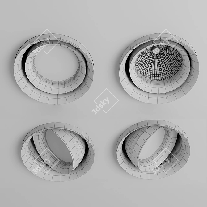  Adjustable Modern Lighting Collection 3D model image 2