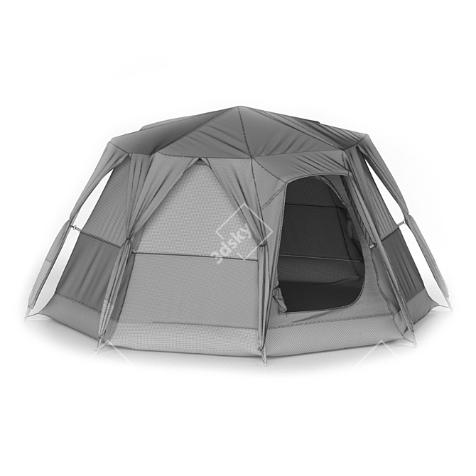 8 Person Dome Tent Reflective 3D model image 7