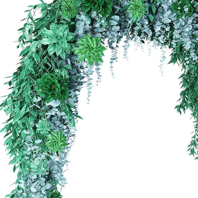  Decorative Wedding Arch Display Stand 3D model image 2