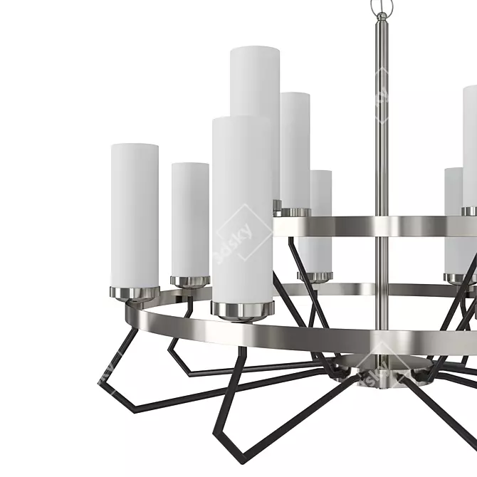 Elegant Lightstar Flume Pendant Chandelier 3D model image 2